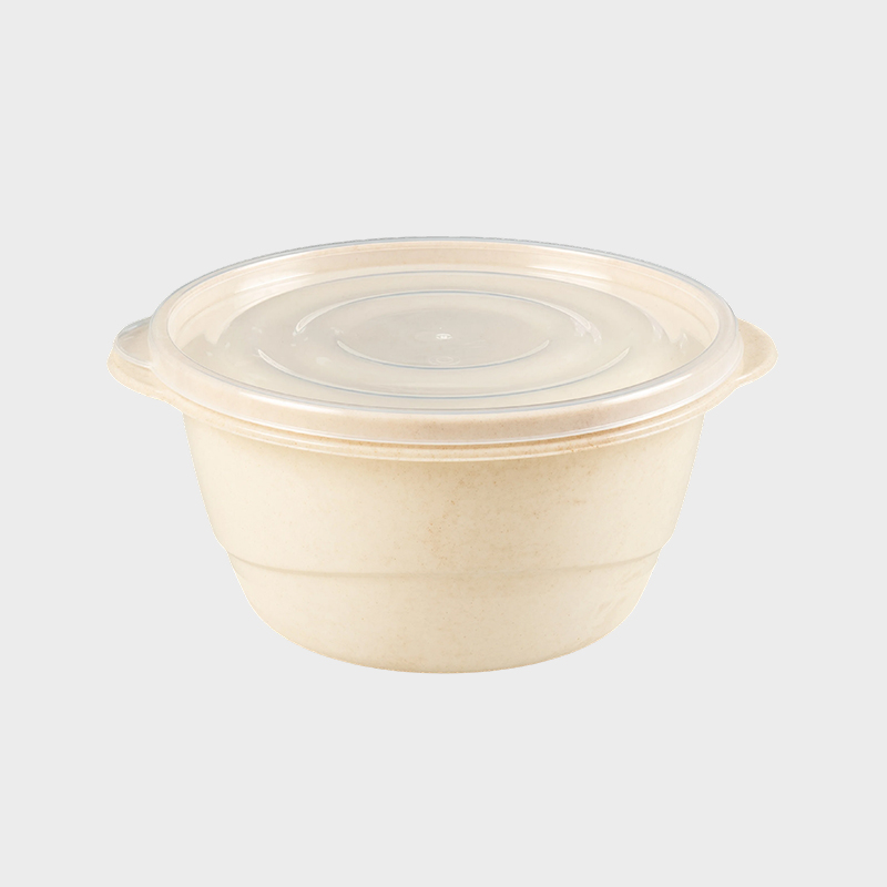 Yuvarlak Kapaklı Plastik Fast Food Kutusu PFB009